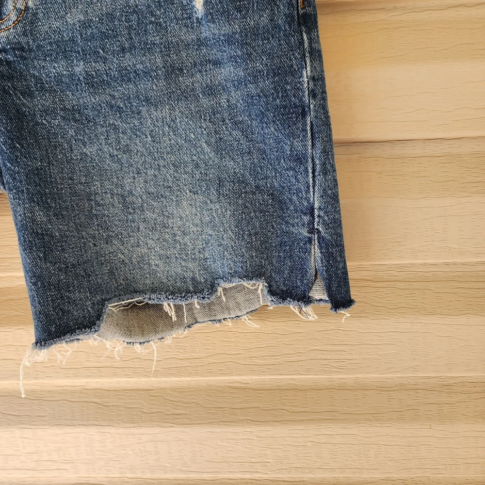 Abercrombie & Fitch Blue Denim Jean Shorts - Picture 6 of 10